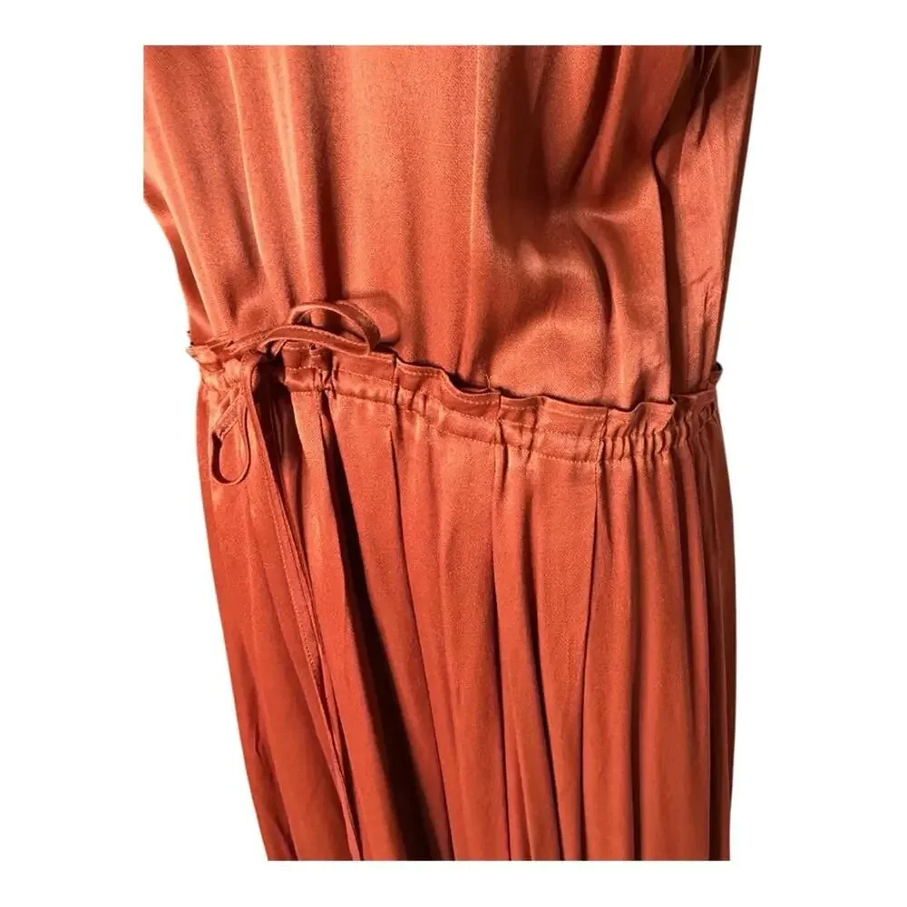 Free People Love and Feeling Midi Dress Copper Large NWT